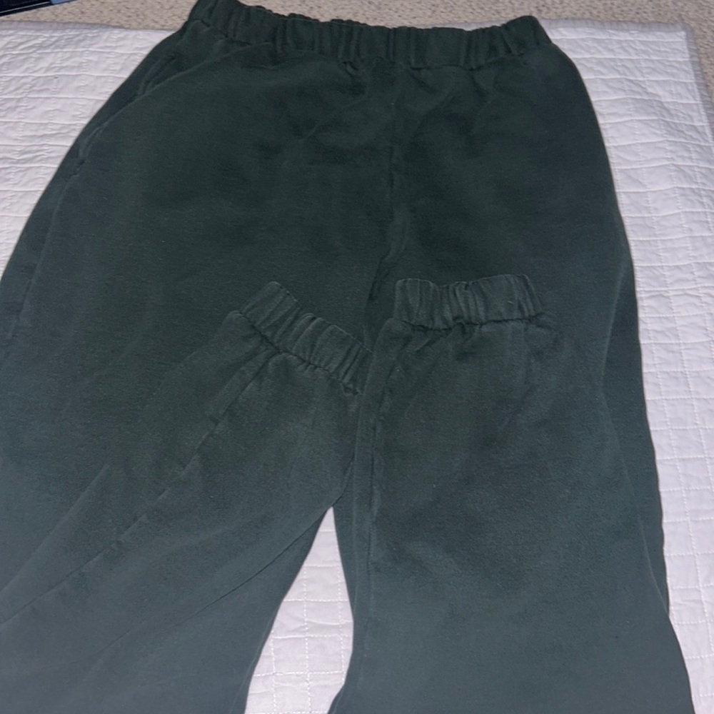 Brandy Melville forest green sweatpants